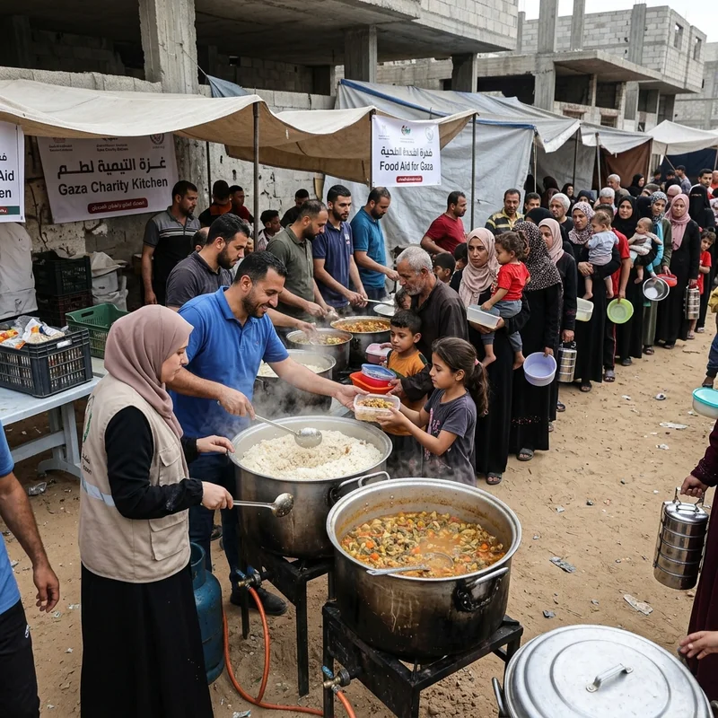 Mobile charitable kitchens & continuous hot meals
